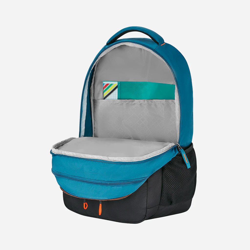 Safari Wing 13 37L Teal School Backpack with Pencil Pouch - Image 7