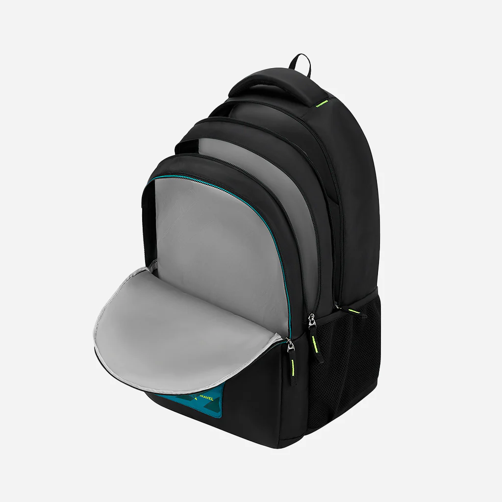 Safari Wing 15 37L Black School Backpack with Pencil Pouch - Image 6