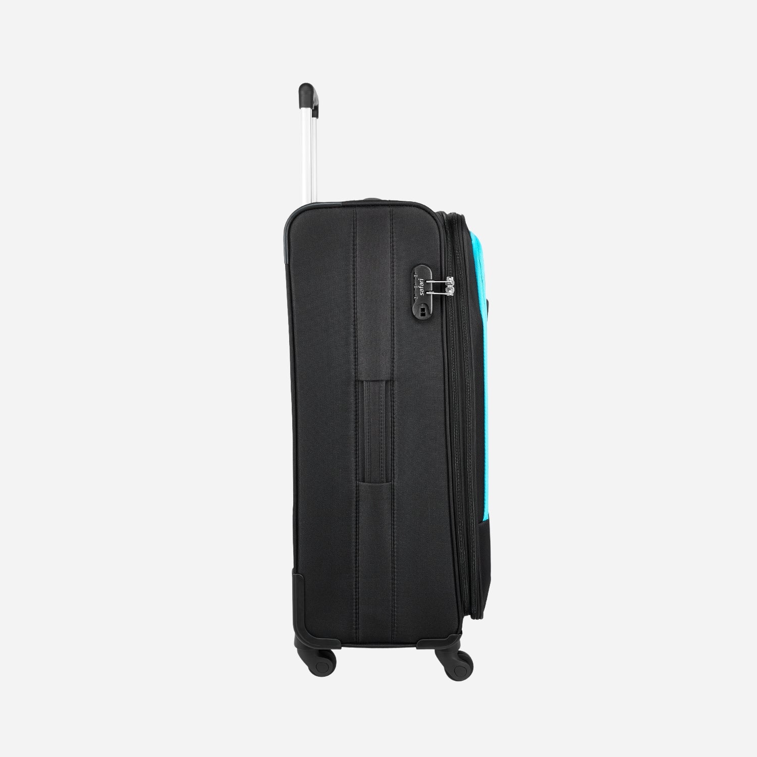 Zenon 4W Black Trolley Bag with 360° Wheels - Image 4
