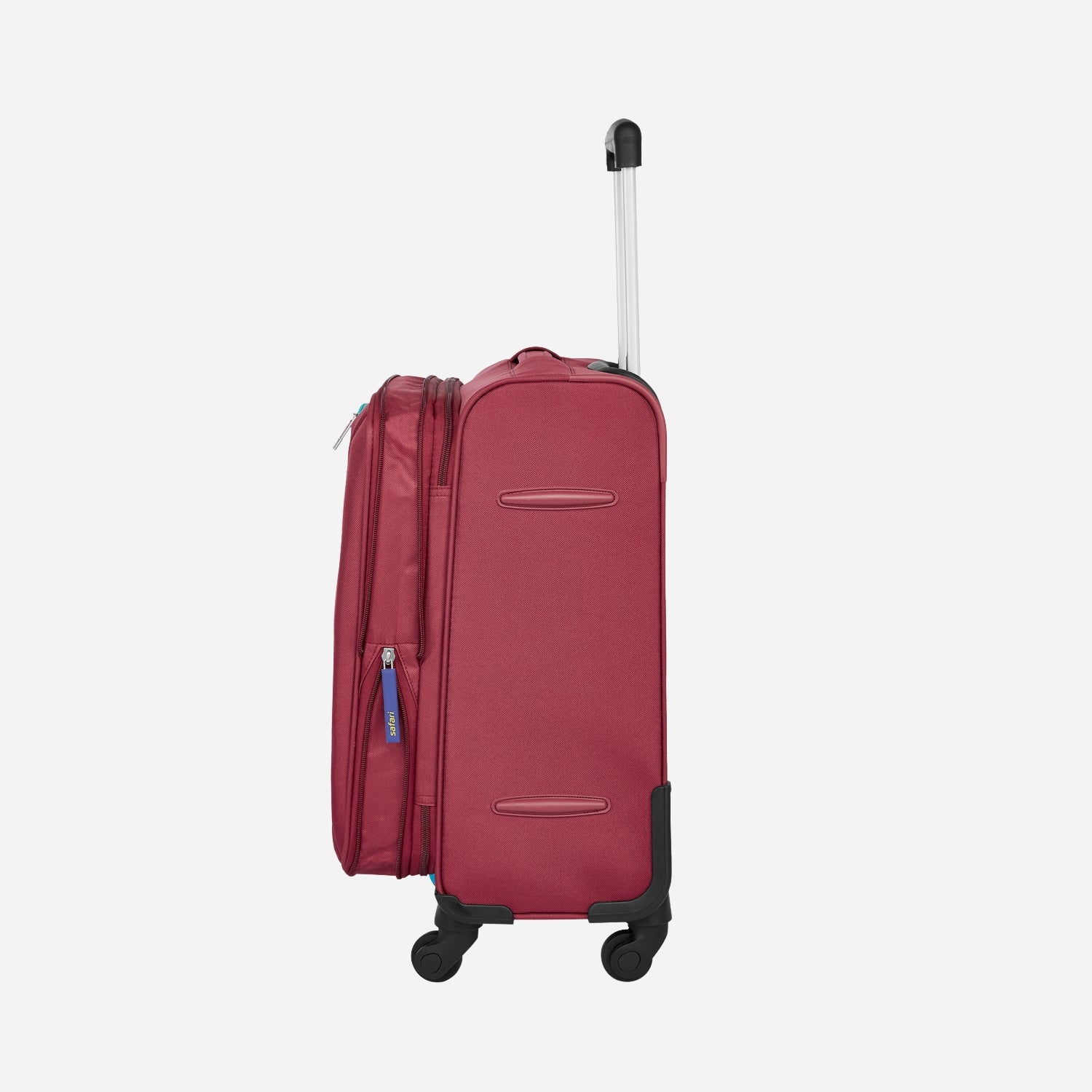 Zenon 4W Red Trolley Bag with 360° Wheels - Image 4