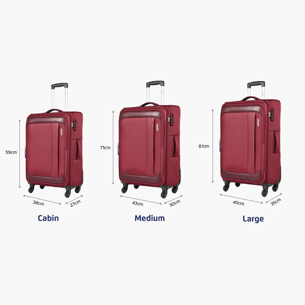 Slant Anti Theft Soft Luggage with Securi Zipper, TSA Lock and Organized Interior with Wet Pouch- Black - Image 26