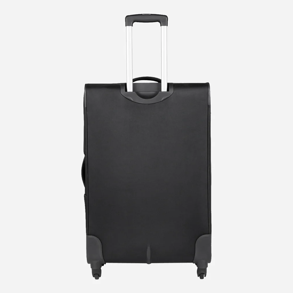 Slant Anti Theft Soft Luggage with Securi Zipper, TSA Lock and Organized Interior with Wet Pouch- Black - Image 5