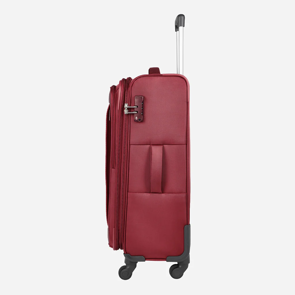 Safari Slant Red Trolley Bag with TSA Lock & Organized Interior - Image 6