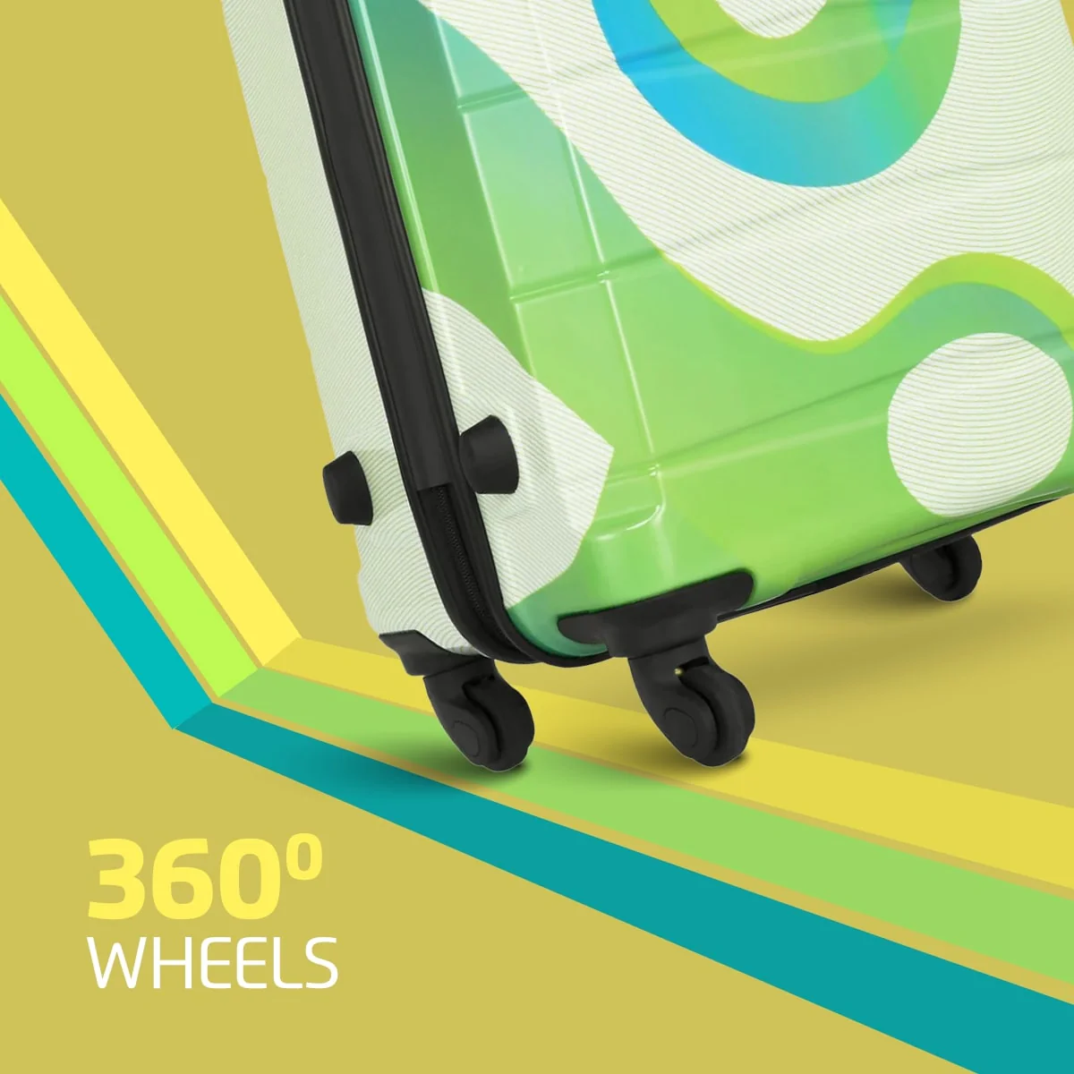 Safari Tiffany Printed Trolley Bag with 360° Wheels - Image 18