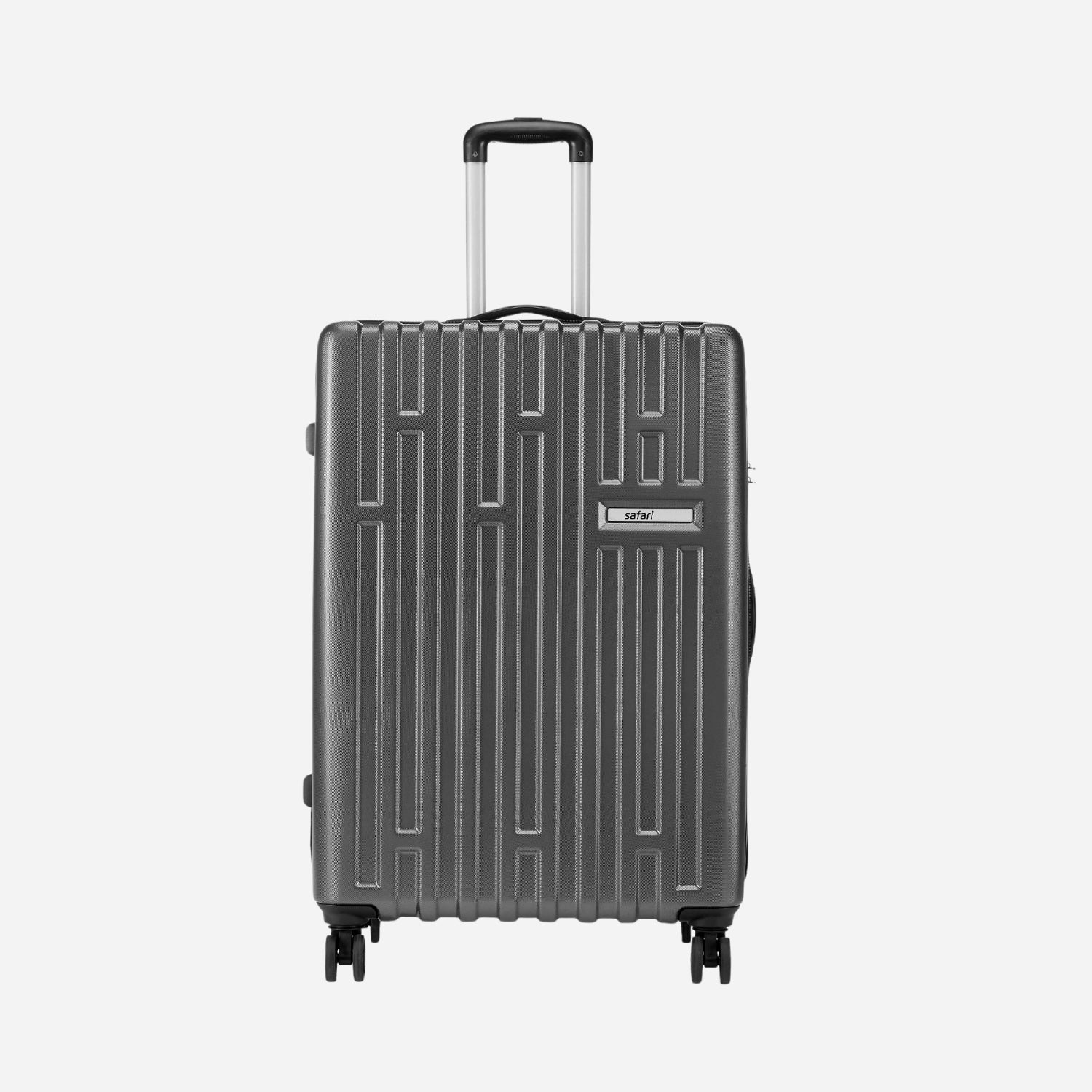 Safari Truce 4W Silver Trolley Bag with Dual Wheels & TSA Lock - Image 2