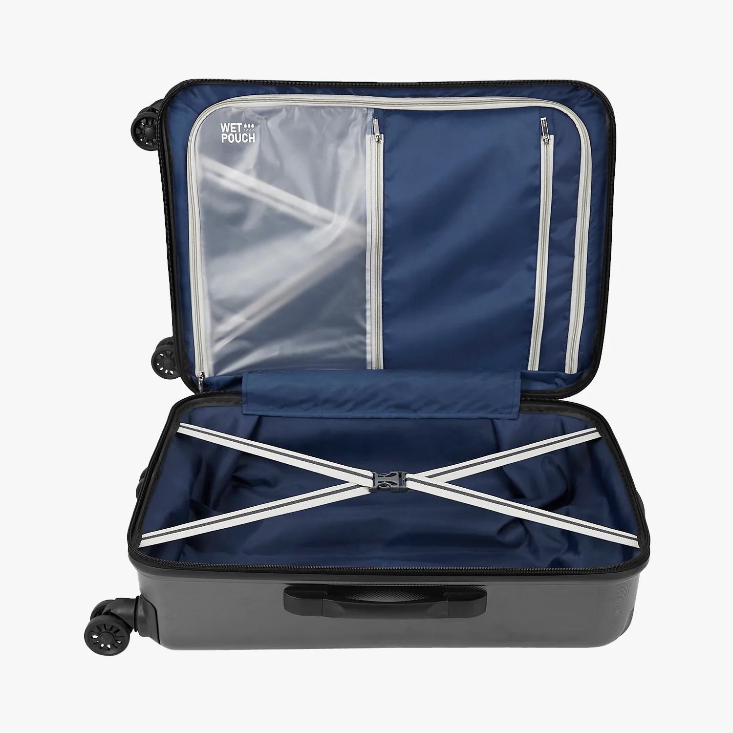 Safari Twister Gun Metal Trolley Bag with TSA Lock & Anti Theft Zipper - Image 10