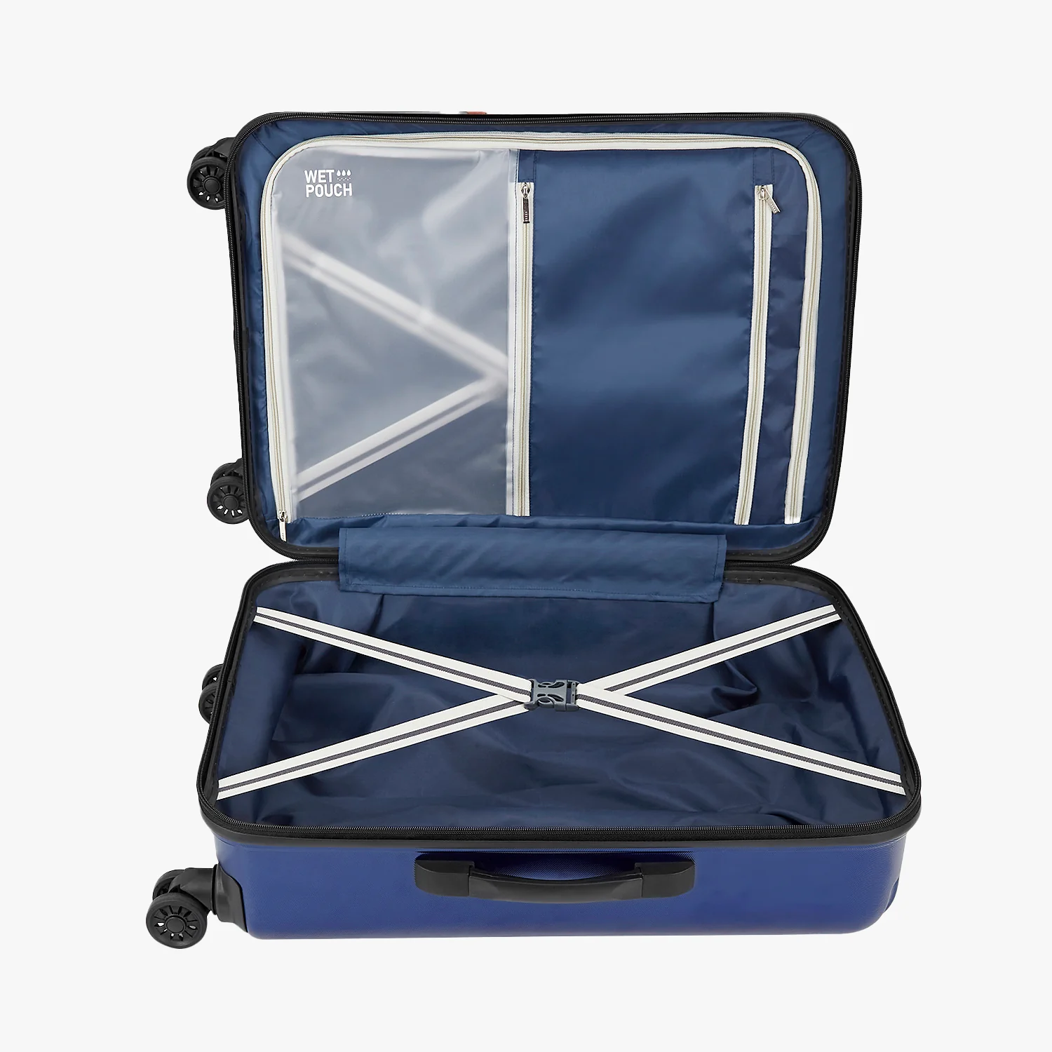 Safari Twister Midnight Blue Trolley Bag with Dual Wheels & TSA Lock - Image 10