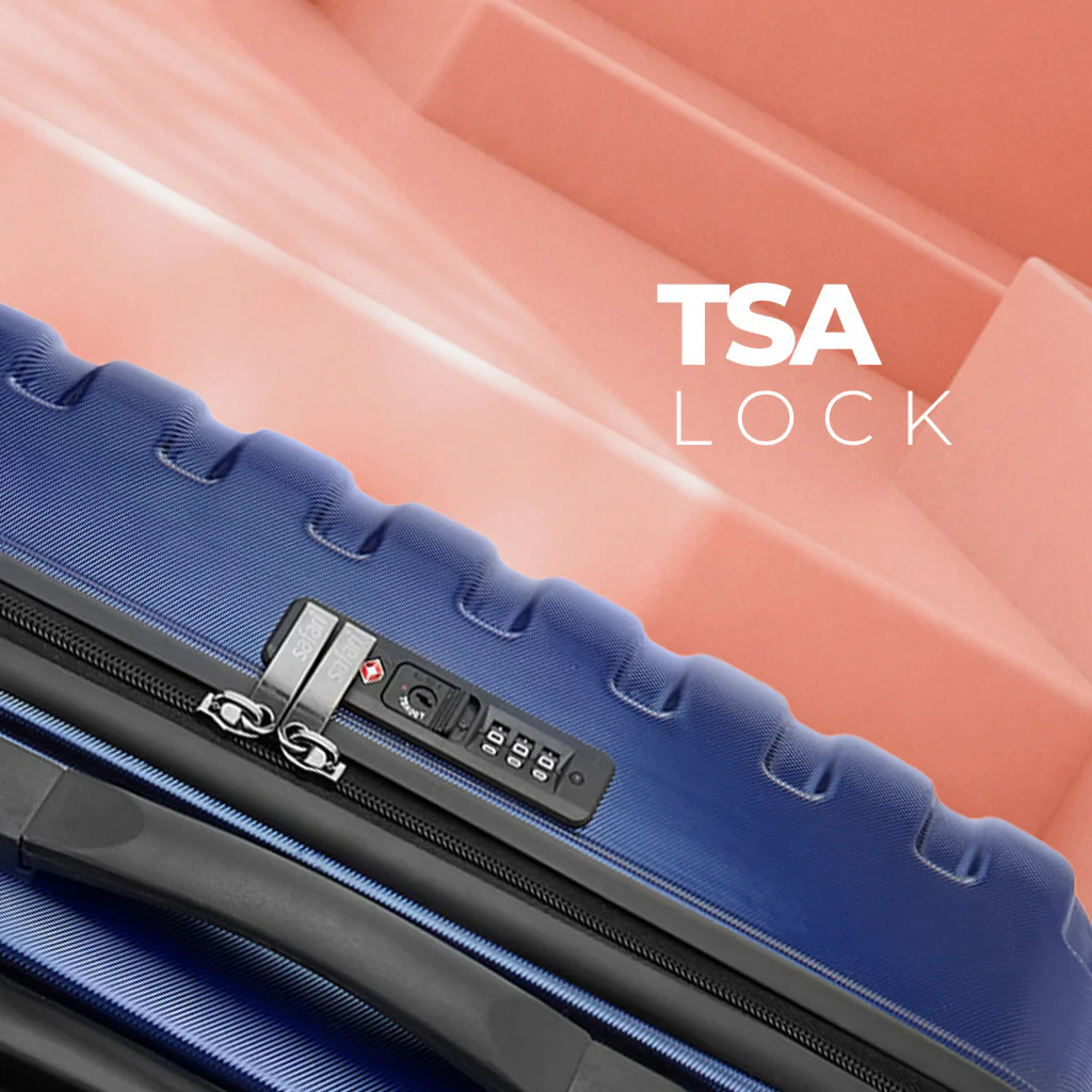 Safari Twister Midnight Blue Trolley Bag with Dual Wheels & TSA Lock - Image 3