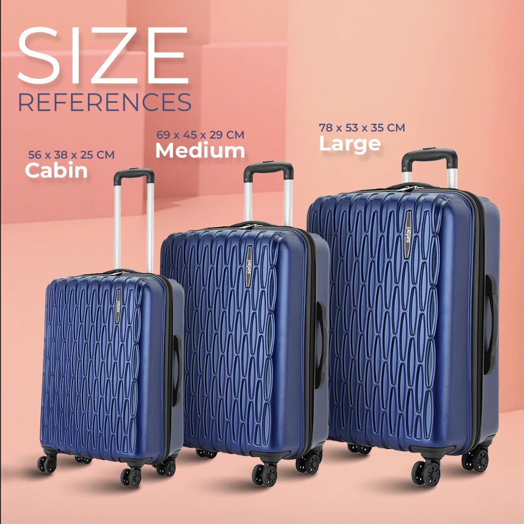 Safari Twister Midnight Blue Trolley Bag with Dual Wheels & TSA Lock - Image 7