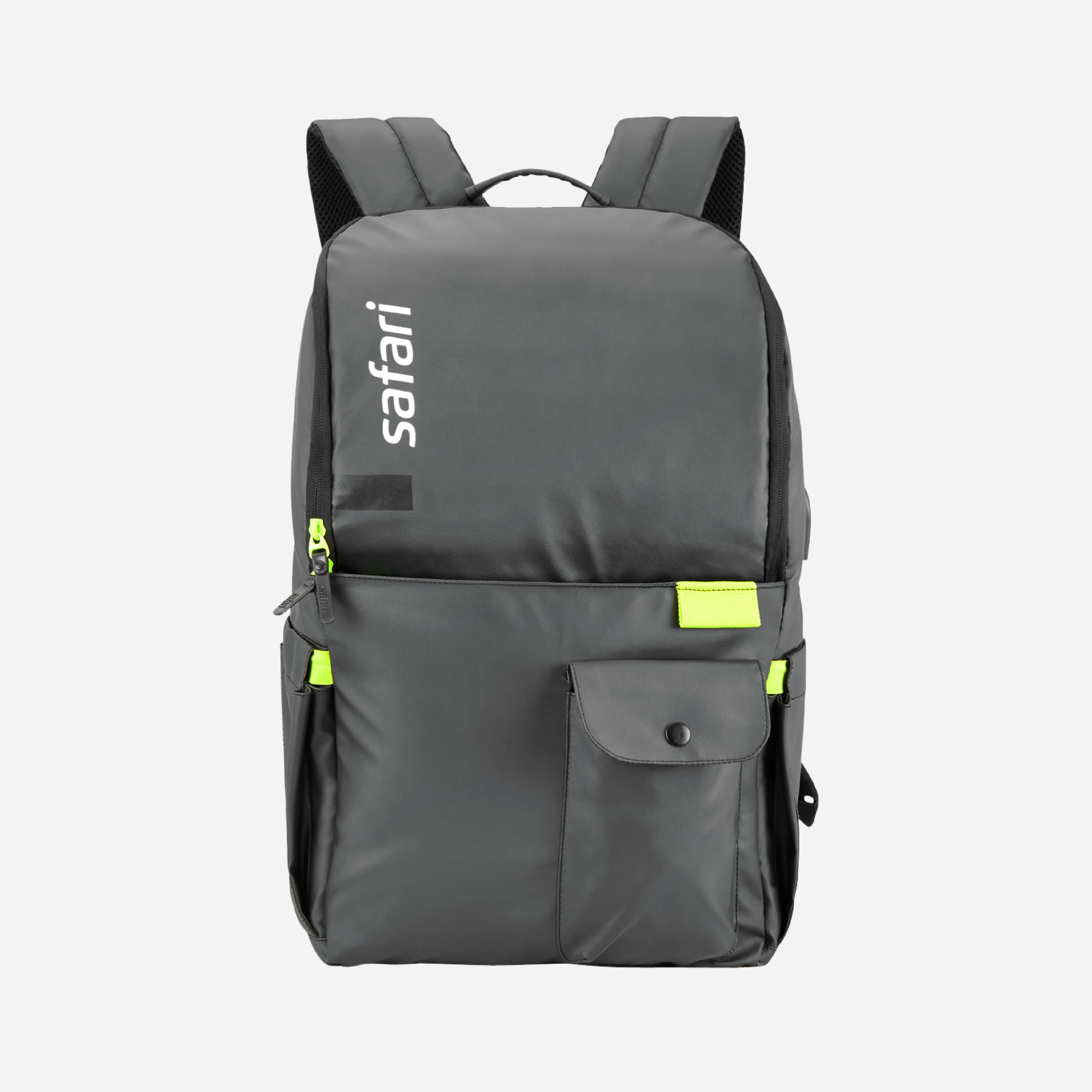 Safari Ultimo 23L Black Laptop Backpack with USB Port and Dust Resistant Fabric - Image 2