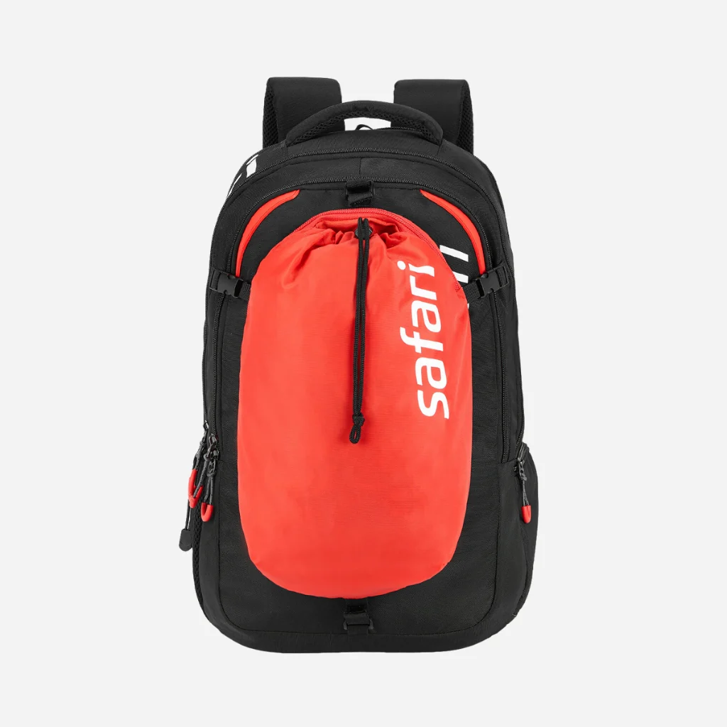 Safari Unite 45L Black Overnighter Travel Backpack with Shoe Compartment, Organized Interiors and Raincover - Image 2