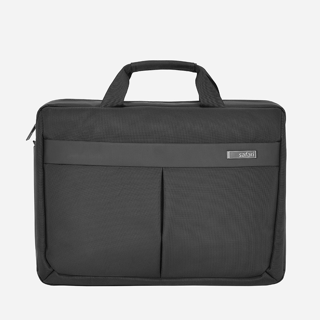 Safari Urban Messenger Bag with Smart Sleeve - Black - Image 2