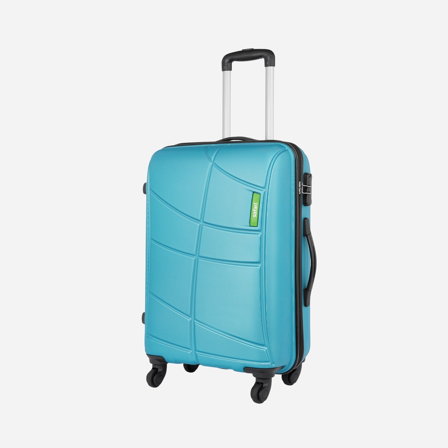 Safari Vibe Electric Teal 65cm Trolley Bag with 360° Wheels