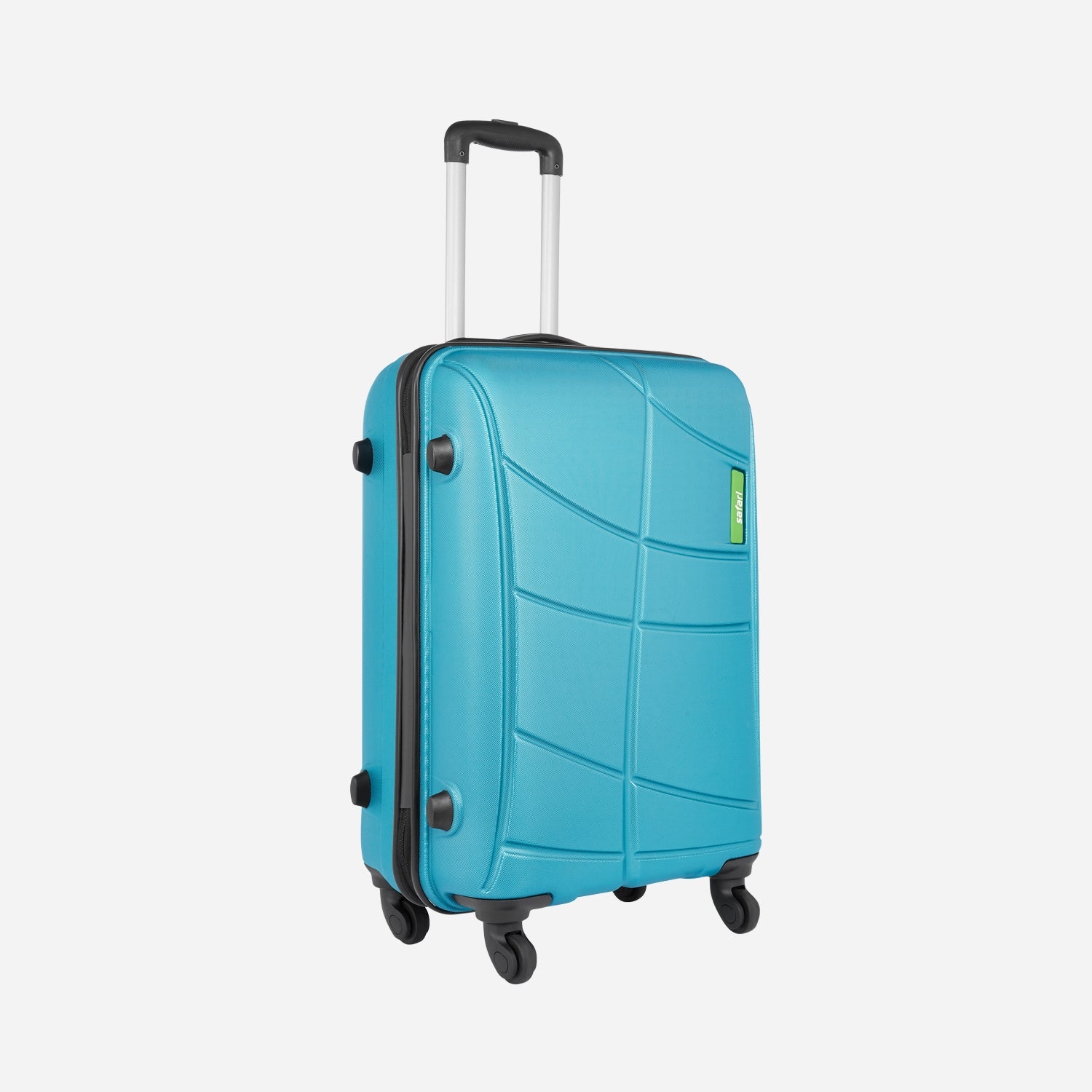 Safari Vibe Electric Teal 65cm Trolley Bag with 360° Wheels - Image 3