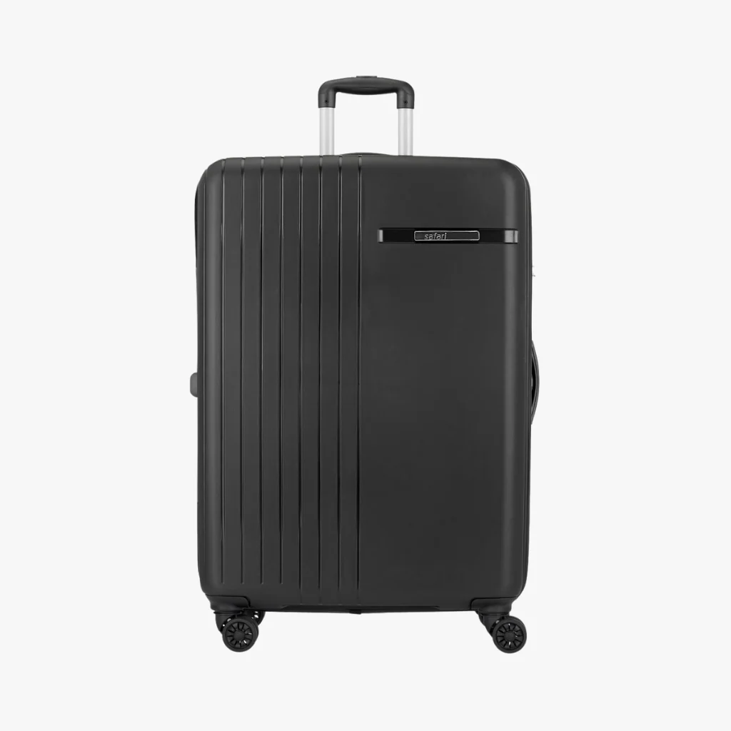 Safari Weave XL 126L Black Trolley Bag with Dual Wheels - Image 2