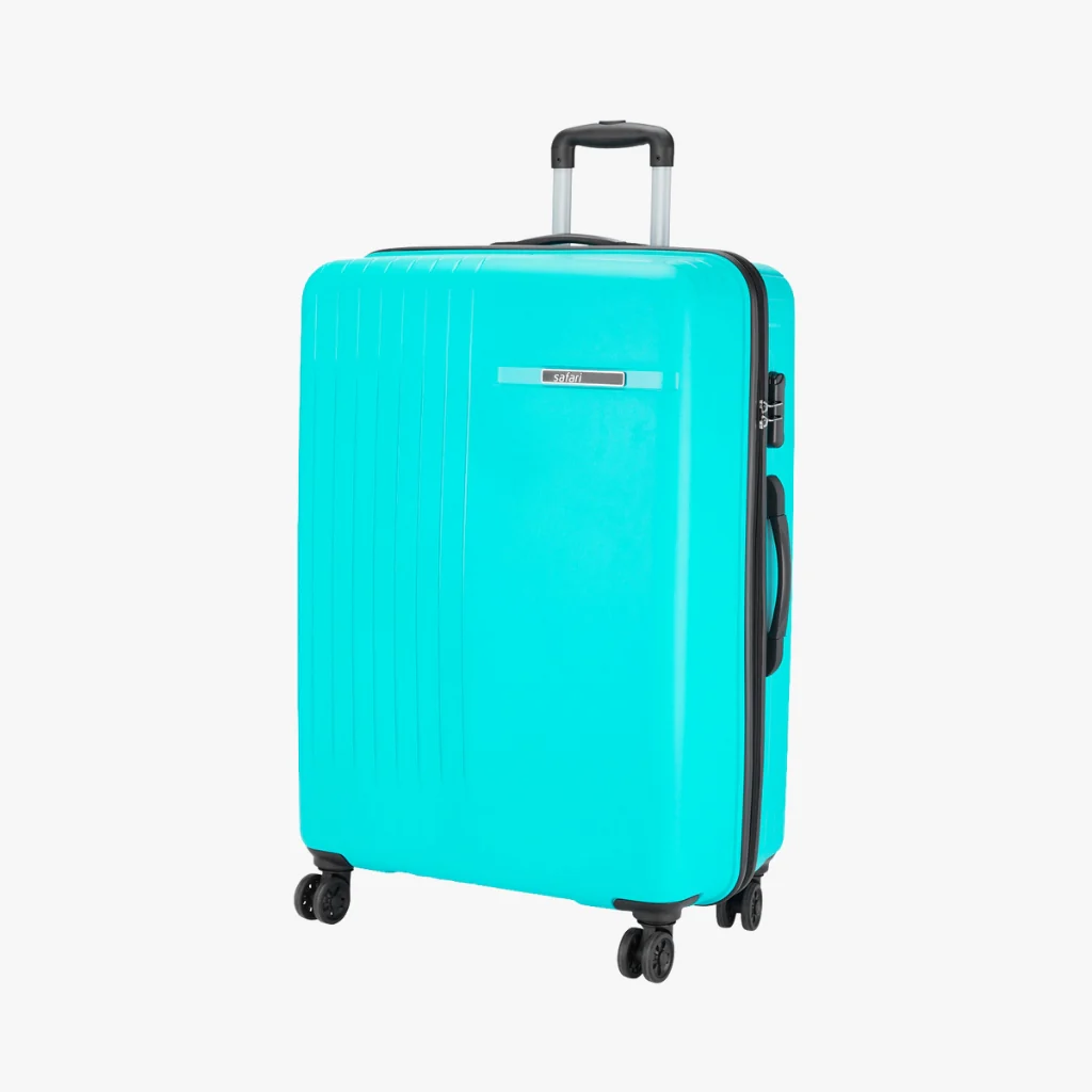 Safari Weave XL 126L Cyan Trolley Bag with 360° Wheels