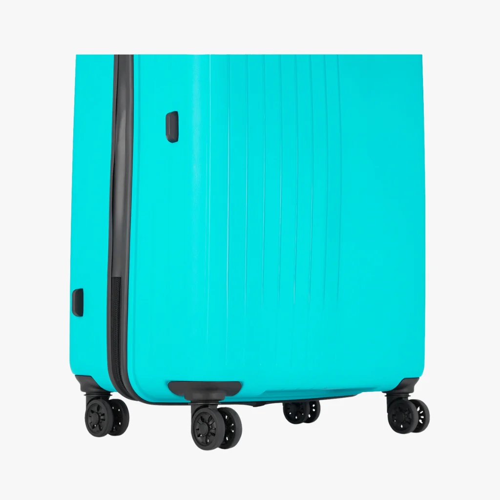 Safari Weave XL 126L Cyan Trolley Bag with 360° Wheels - Image 6
