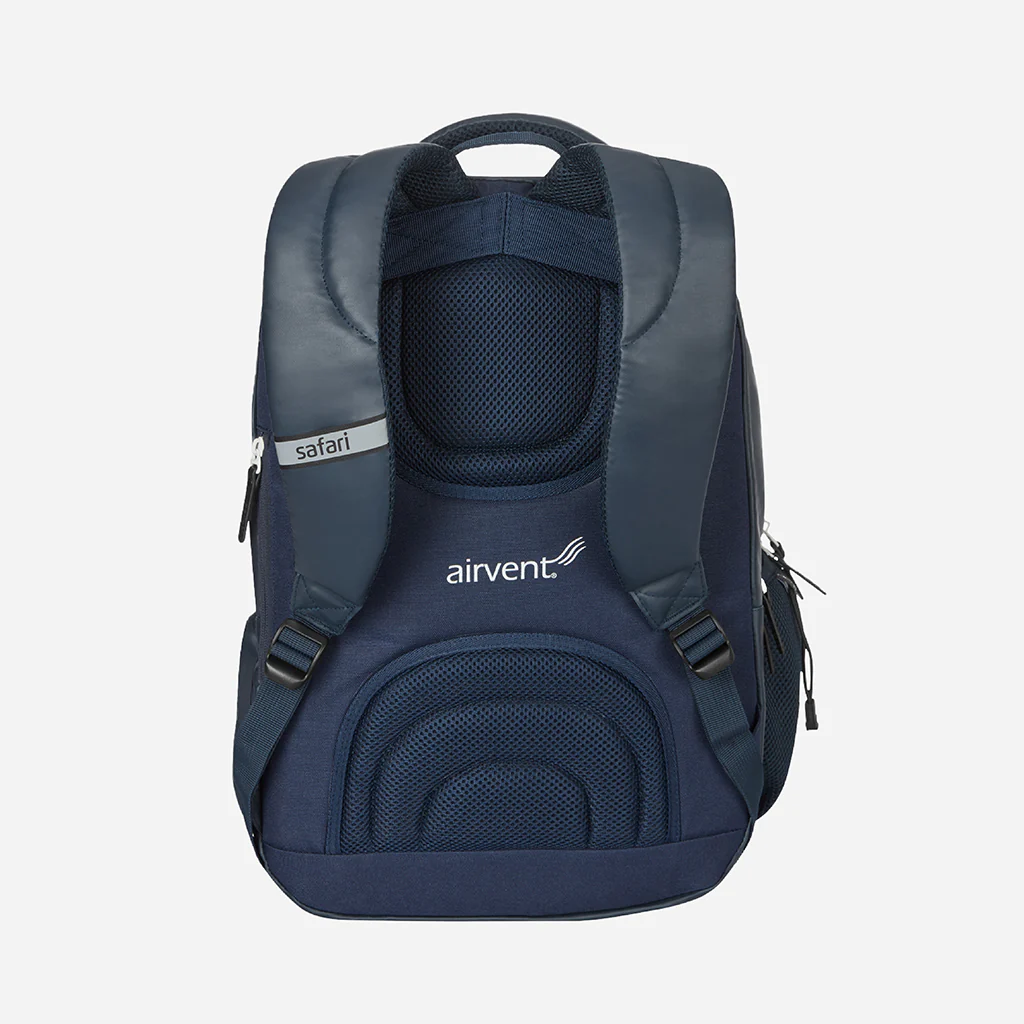 Safari Whiz 30L Blue Laptop Backpack with USB Port, Dust Resistant Fabric and Organized Interiors - Image 4