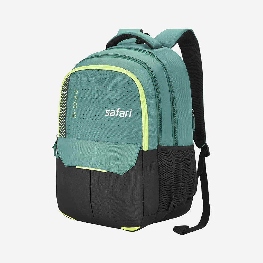 Safari Wing 11 37L Teal School Backpack with Pencil Pouch