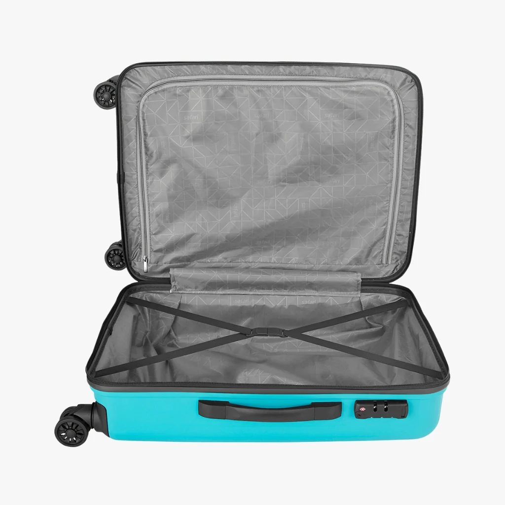 Safari Xylo Cyan Trolley Bag with Dual Wheels - Image 8