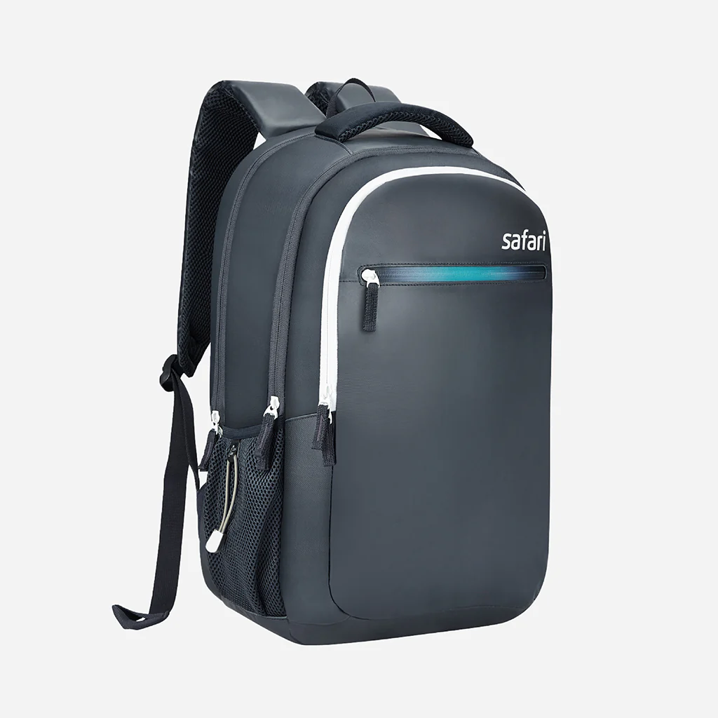Safari Zing 30L Blue Laptop Backpack with USB Port, Dust Resistant Fabric and Organized Interiors - Image 3