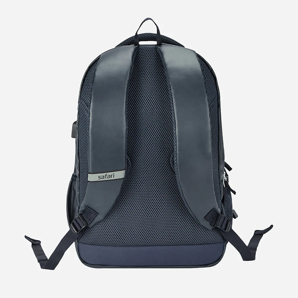 Safari Zing 30L Blue Laptop Backpack with USB Port, Dust Resistant Fabric and Organized Interiors - Image 4