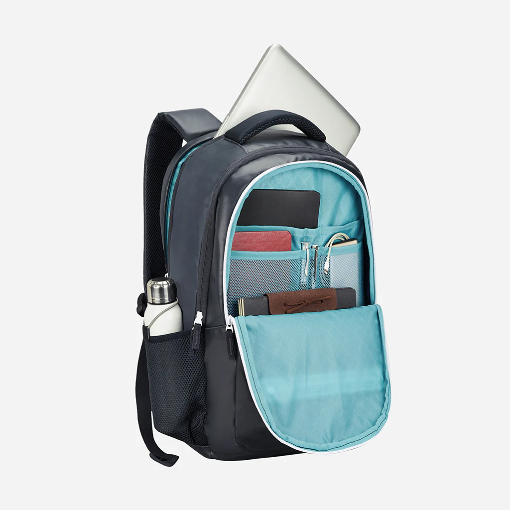 Safari Zing 30L Blue Laptop Backpack with USB Port, Dust Resistant Fabric and Organized Interiors - Image 5