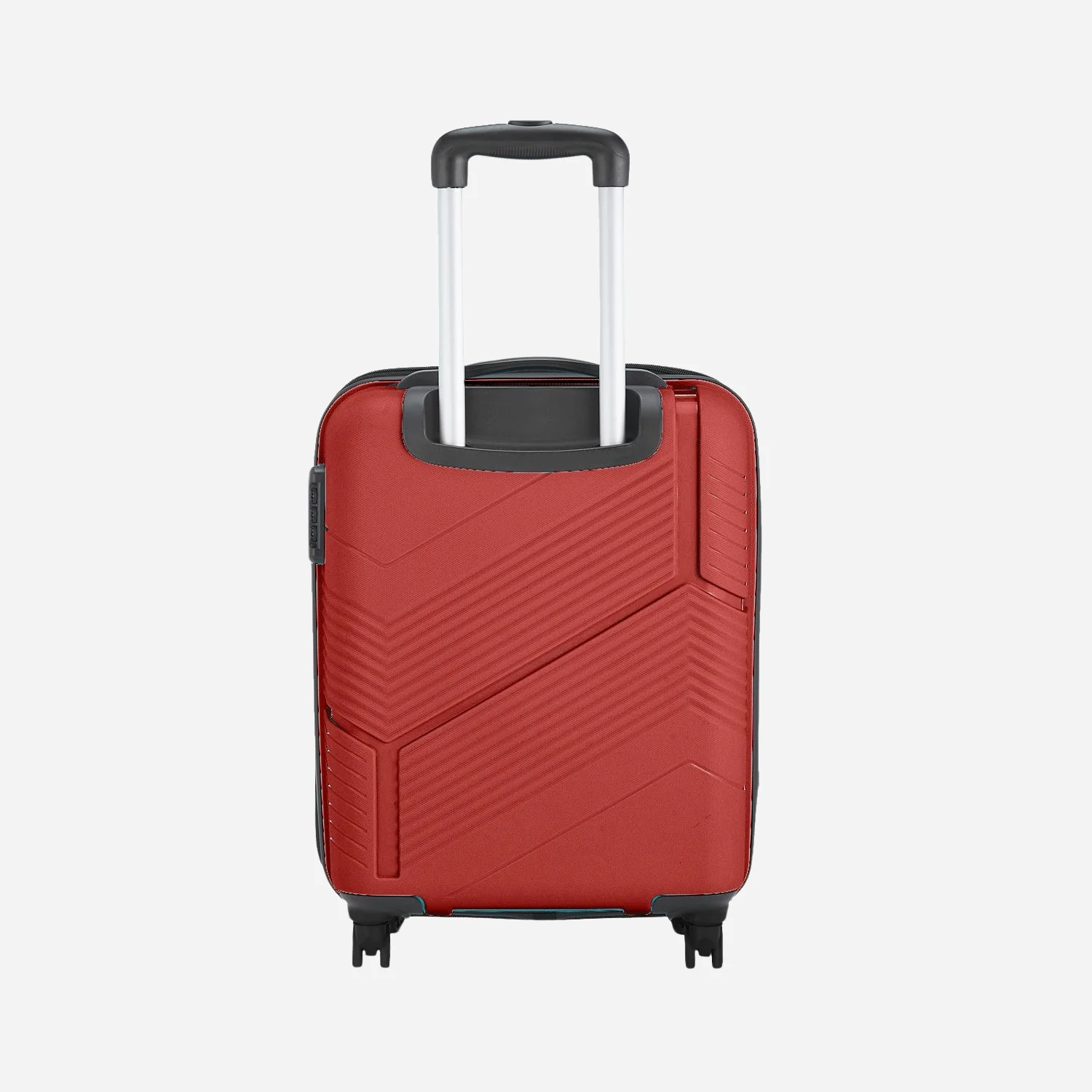 Safari Zolo Cherry Red Trolley Bag with Dual Wheels - Image 2