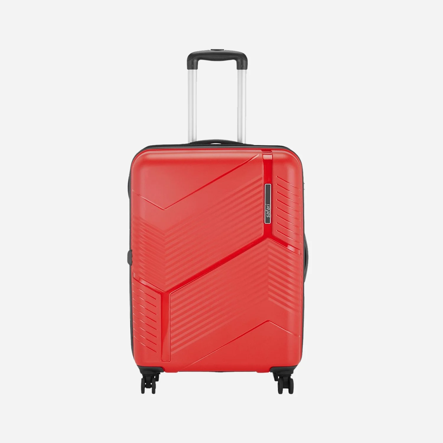Safari Zolo Cherry Red Trolley Bag with Dual Wheels - Image 5