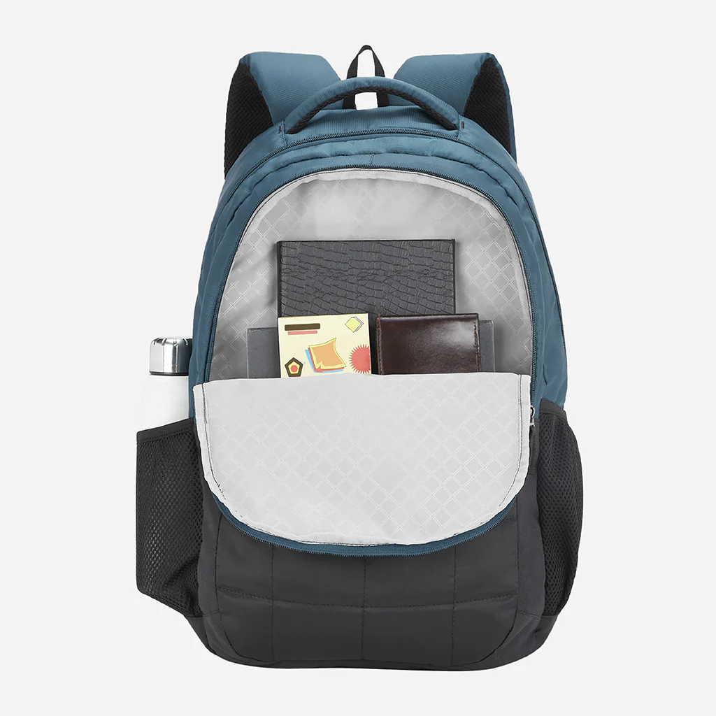 Safari Zoro 34L Blue Laptop Backpack with Laptop Sleeve & Easy Access Pockets - Image 7