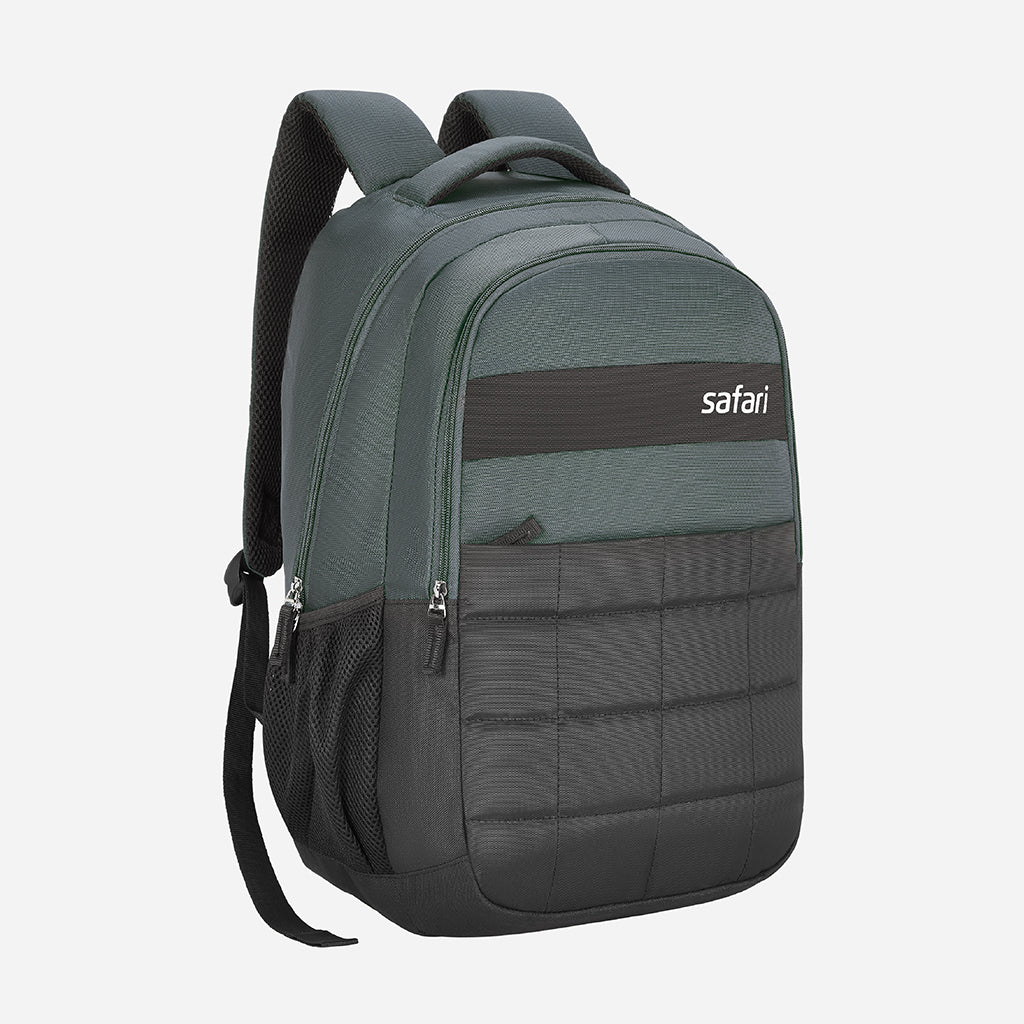 Safari Zoro 34L Grey Laptop Backpack with Easy Access Pockets - Image 3