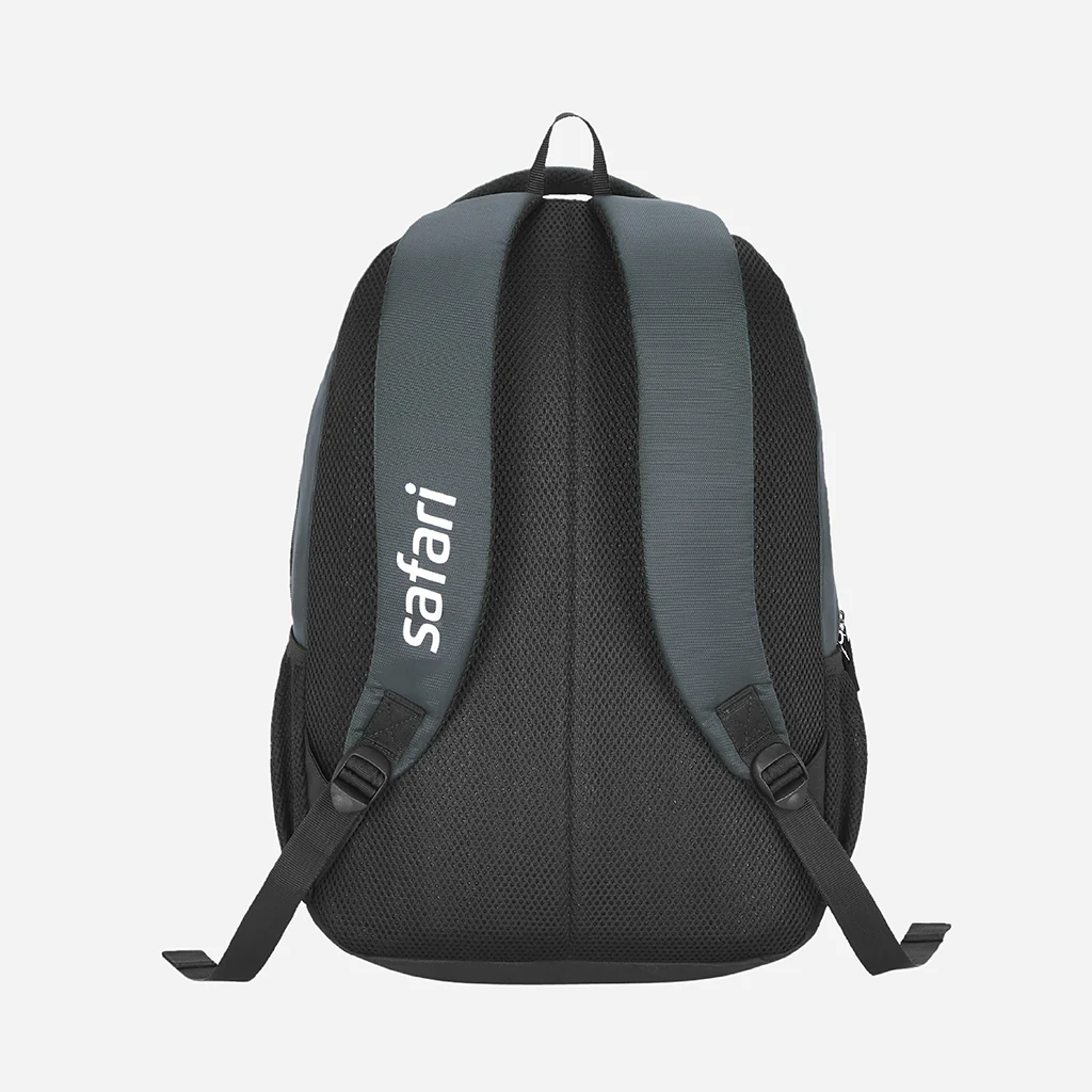 Safari Zoro 34L Grey Laptop Backpack with Easy Access Pockets - Image 4